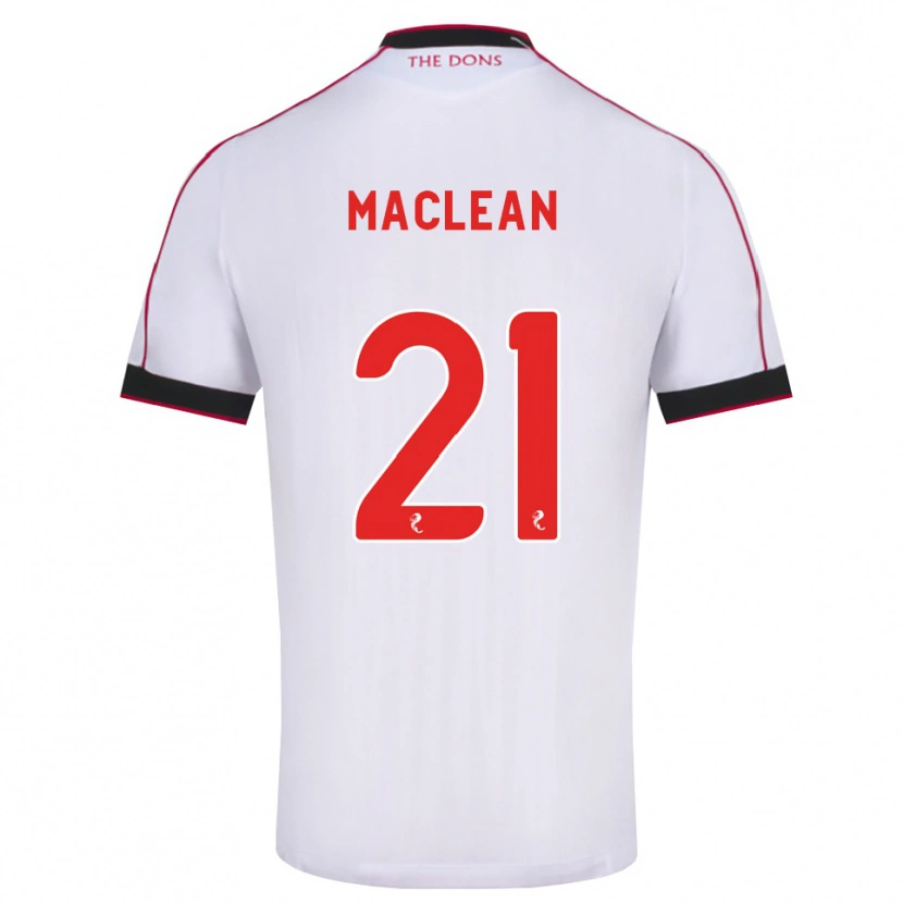 Danxen Men Miriam Maclean #21 Black Red White Away Jersey 2026/27 T-Shirt