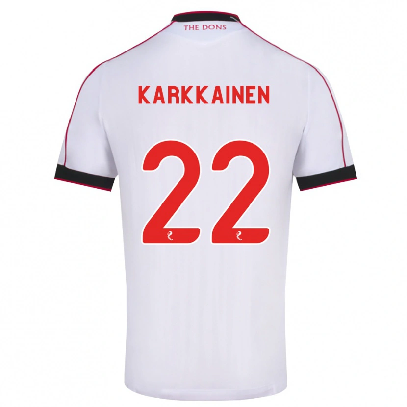 Danxen Men Elena Kärkkäinen #22 Black Red White Away Jersey 2026/27 T-Shirt