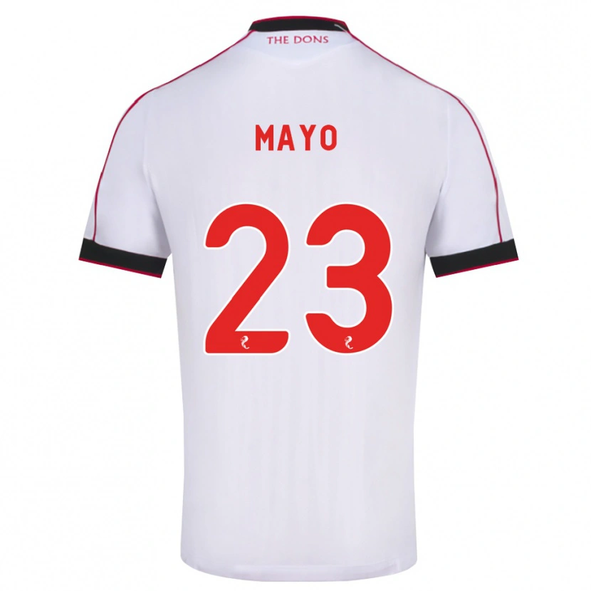 Danxen Men Lewis Mayo #23 Black Red White Away Jersey 2026/27 T-Shirt