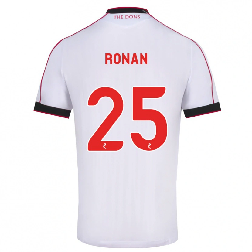 Danxen Men Connor Ronan #25 Black Red White Away Jersey 2026/27 T-Shirt