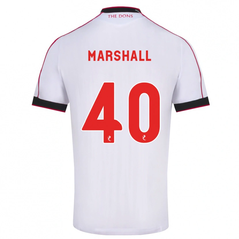 Danxen Men Findlay Marshall #40 Black Red White Away Jersey 2026/27 T-Shirt