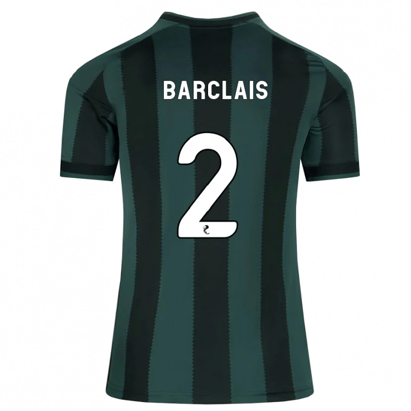 Danxen Men Celya Barclais #2 Darkslategray Black Away Jersey 2026/27 T-Shirt