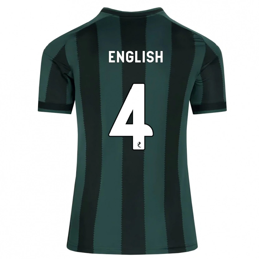 Danxen Men Isaac English #4 Darkslategray Black Away Jersey 2026/27 T-Shirt