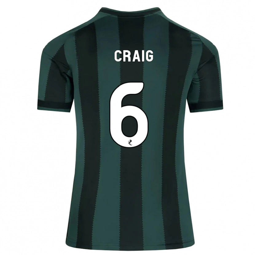 Danxen Men Chloe Craig #6 Darkslategray Black Away Jersey 2026/27 T-Shirt