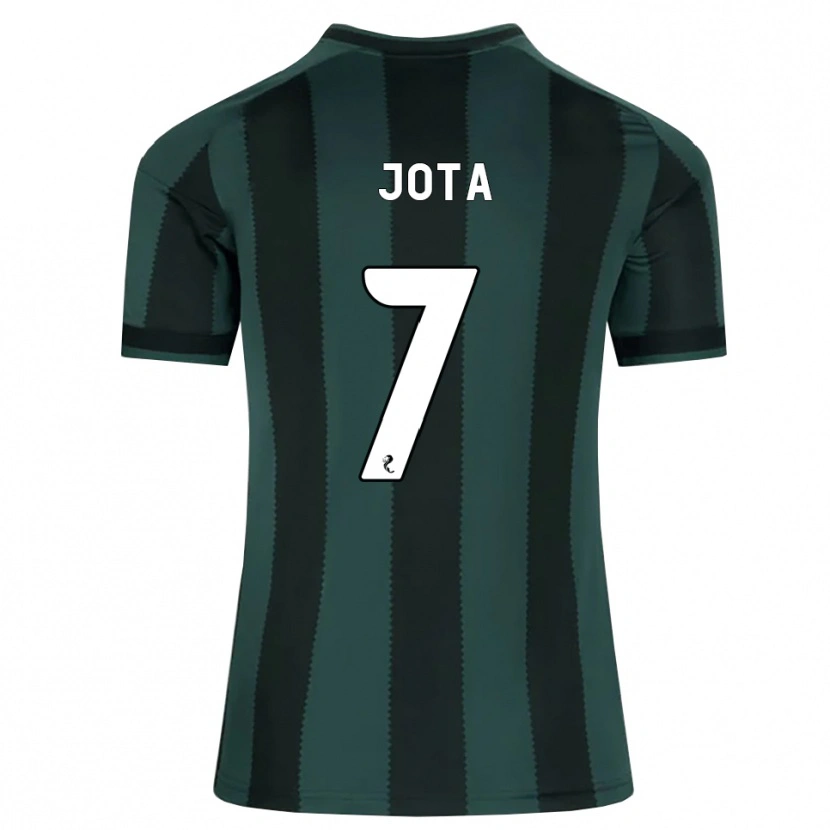 Danxen Men Jota #7 Darkslategray Black Away Jersey 2026/27 T-Shirt
