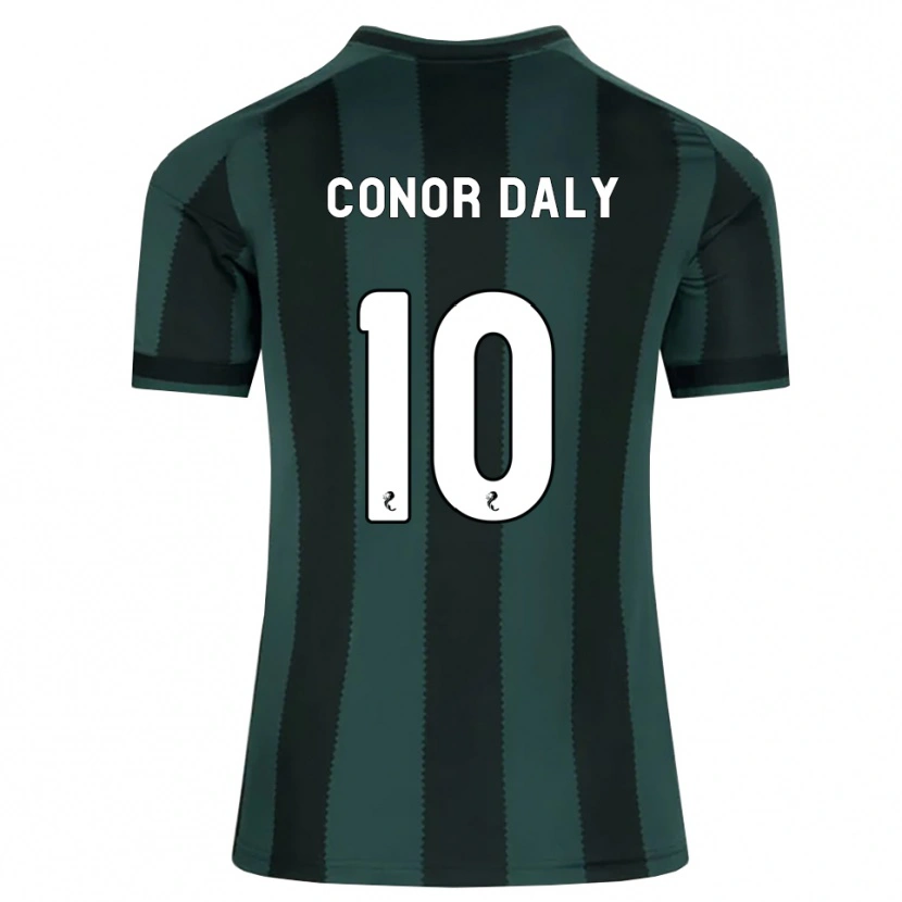 Danxen Men Conor Daly #10 Darkslategray Black Away Jersey 2026/27 T-Shirt
