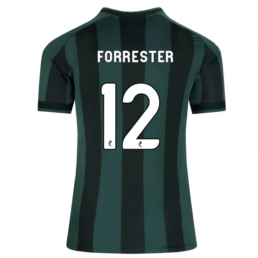 Danxen Men Shay Forrester #12 Darkslategray Black Away Jersey 2026/27 T-Shirt