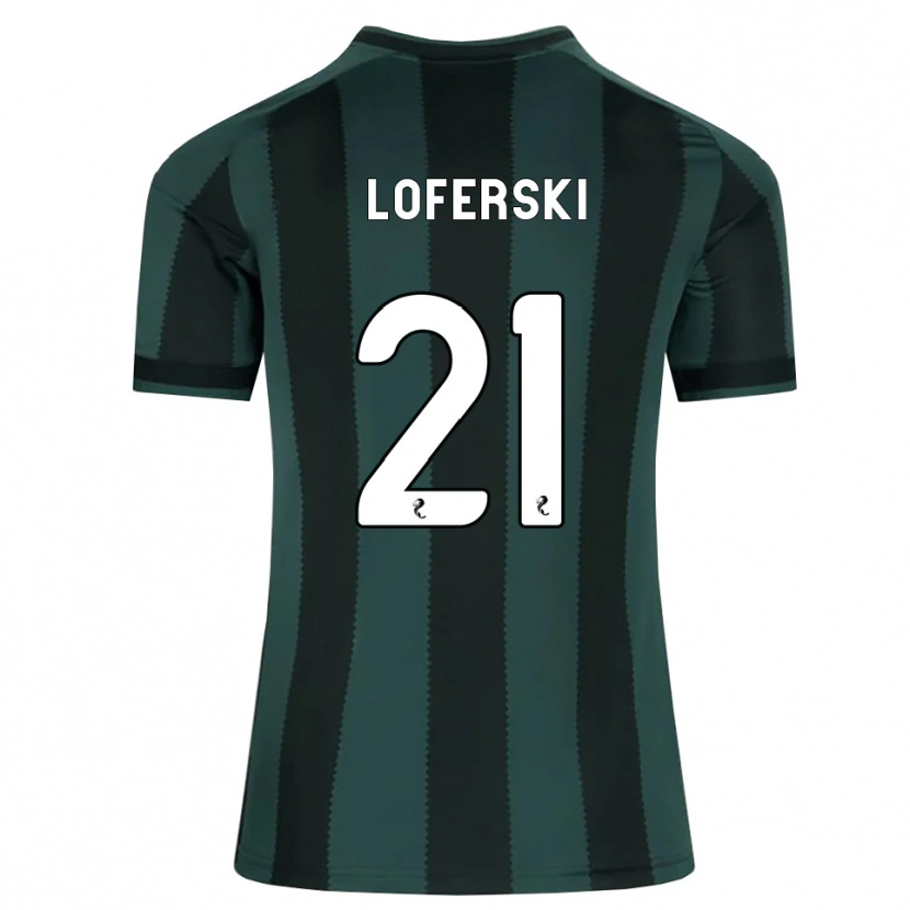 Danxen Men Kit Loferski #21 Darkslategray Black Away Jersey 2026/27 T-Shirt