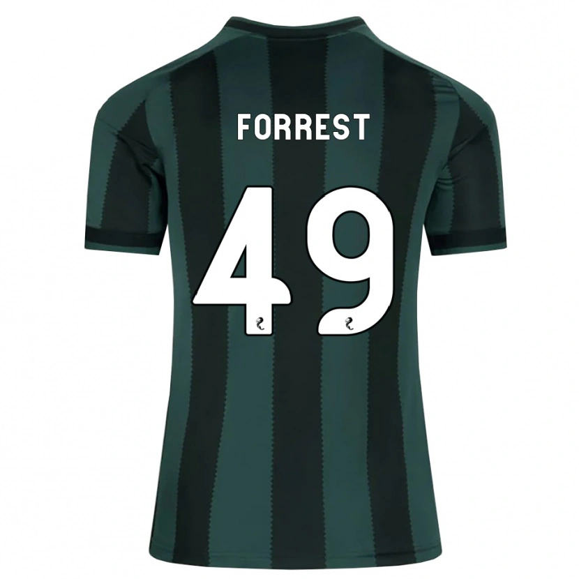 Danxen Men James Forrest #49 Darkslategray Black Away Jersey 2026/27 T-Shirt