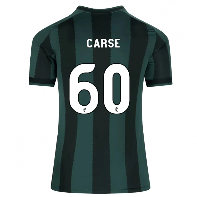 Danxen Men Mackenzie Carse #60 Darkslategray Black Away Jersey 2026/27 T-Shirt