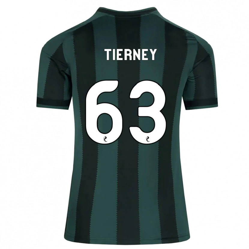 Danxen Men Kieran Tierney #63 Darkslategray Black Away Jersey 2026/27 T-Shirt