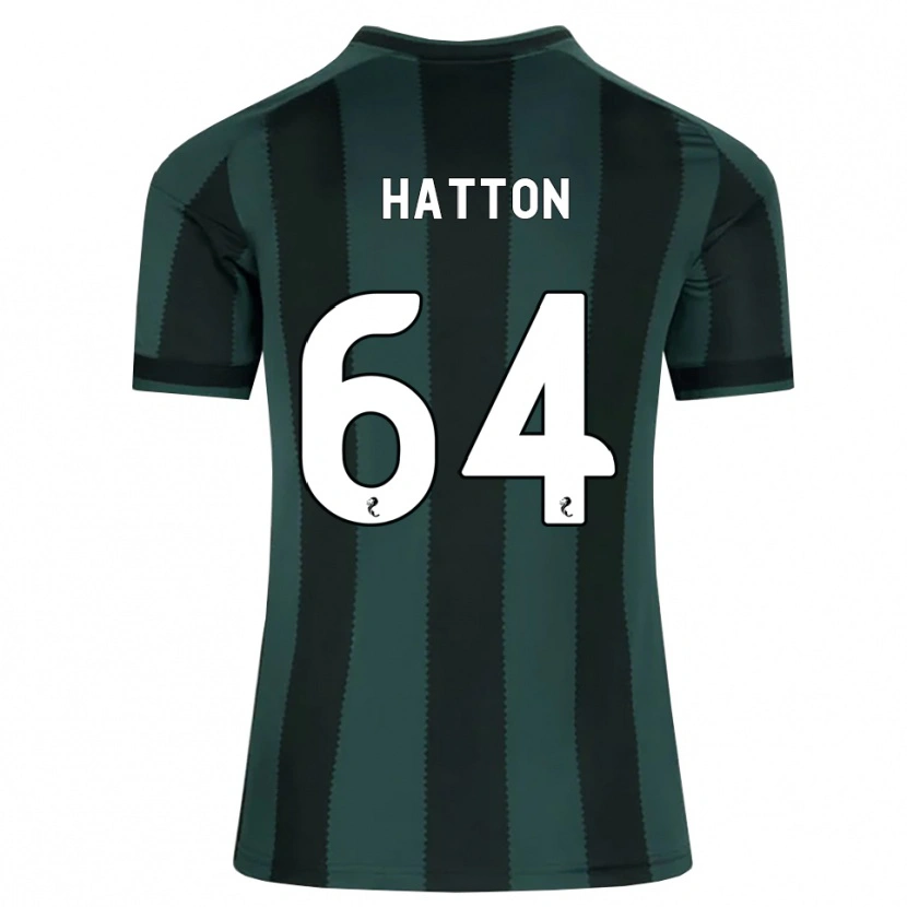 Danxen Men Thomas Hatton #64 Darkslategray Black Away Jersey 2026/27 T-Shirt