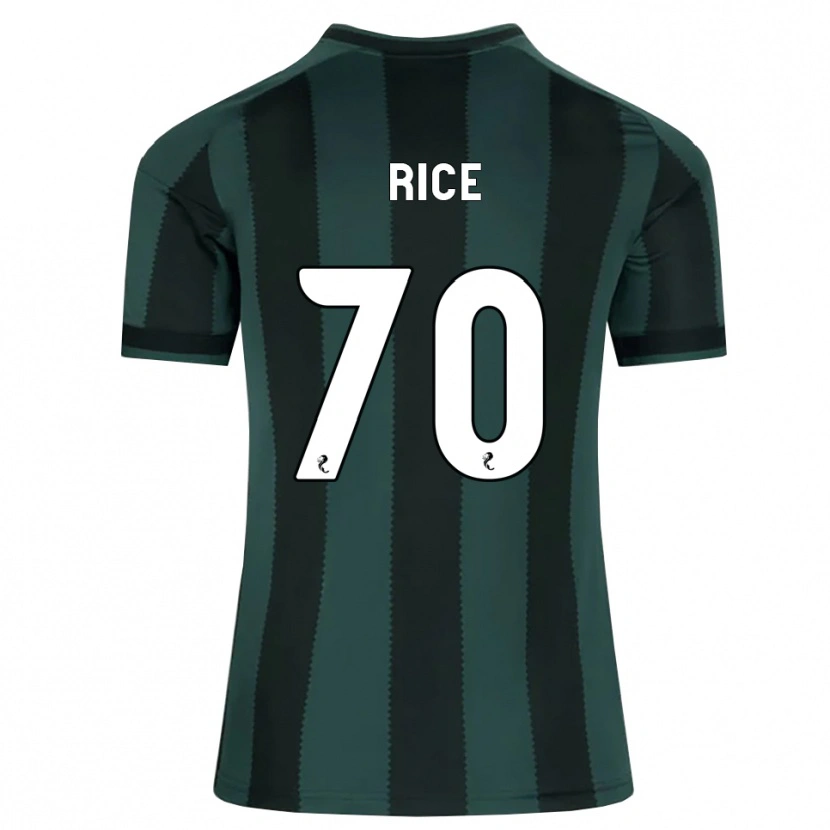 Danxen Men Aidan Rice #70 Darkslategray Black Away Jersey 2026/27 T-Shirt
