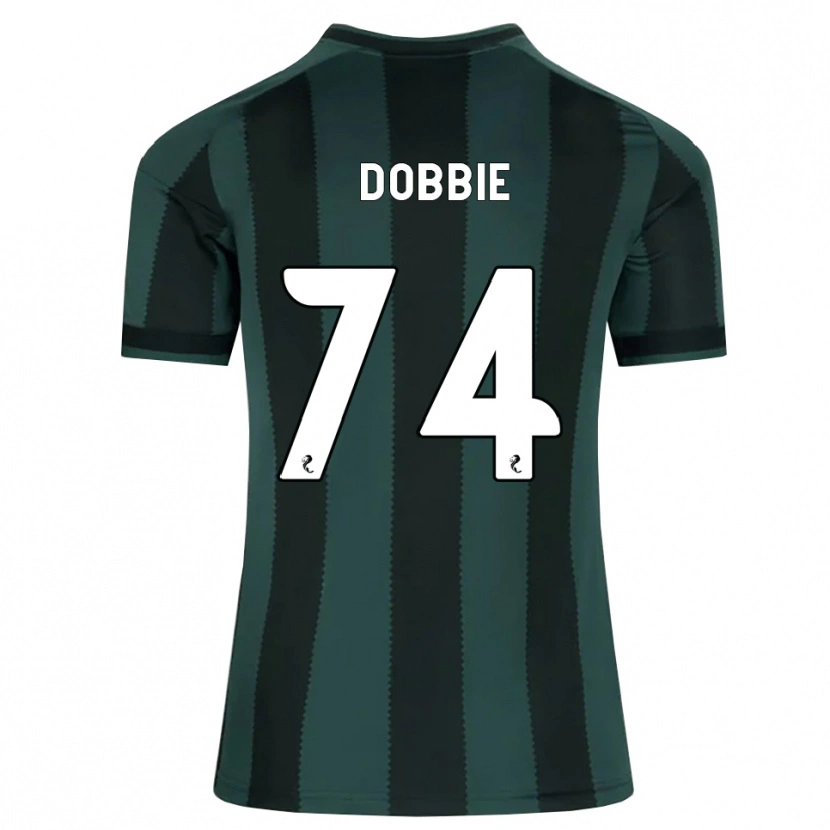 Danxen Men Lewis Dobbie #74 Darkslategray Black Away Jersey 2026/27 T-Shirt