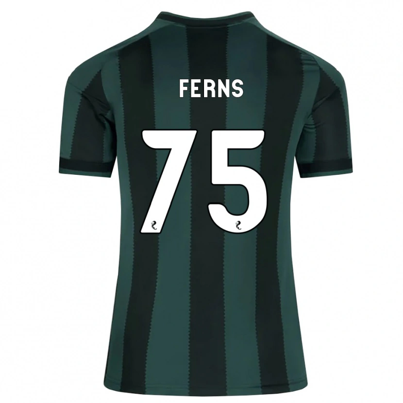Danxen Men Ronan Ferns #75 Darkslategray Black Away Jersey 2026/27 T-Shirt