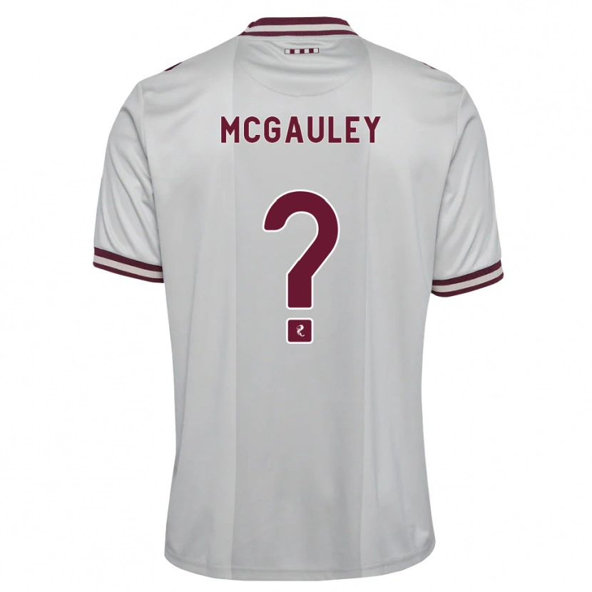 Danxen Men Carson Mcgauley #0 White Burgundy Away Jersey 2026/27 T-Shirt