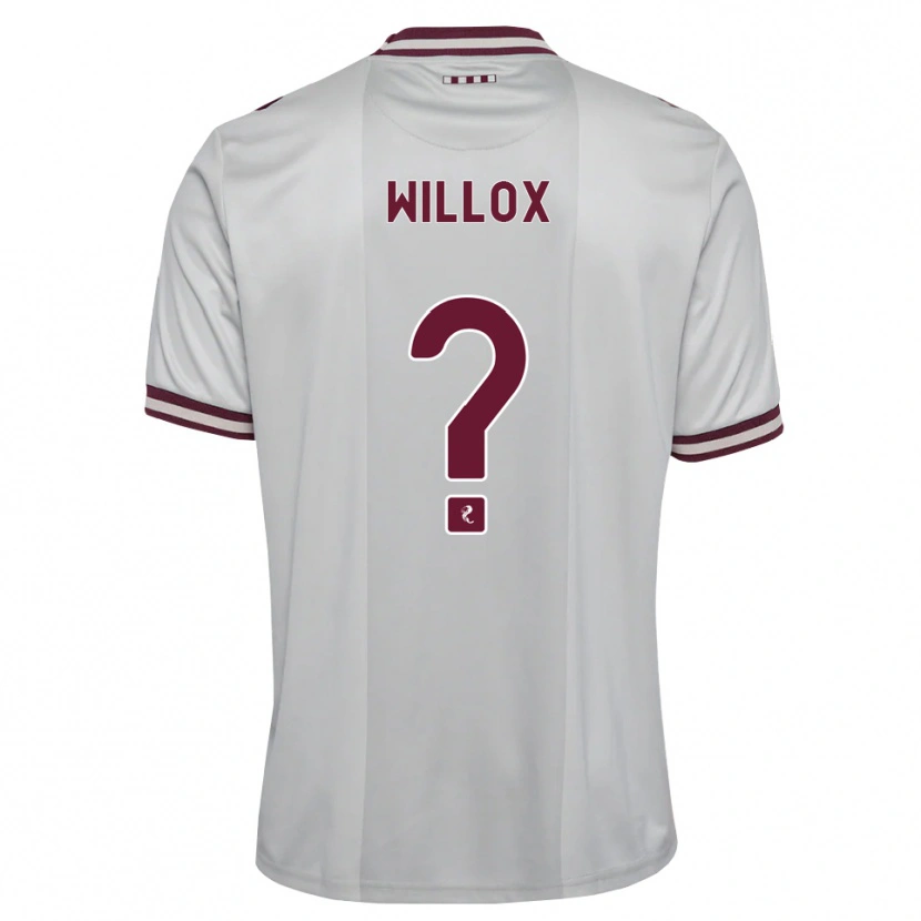 Danxen Men Harry Willox #0 White Burgundy Away Jersey 2026/27 T-Shirt