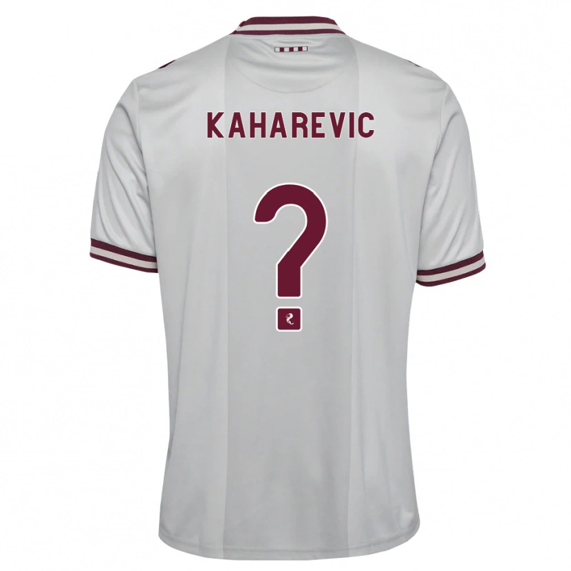 Danxen Men Sinan Kaharevic #0 White Burgundy Away Jersey 2026/27 T-Shirt