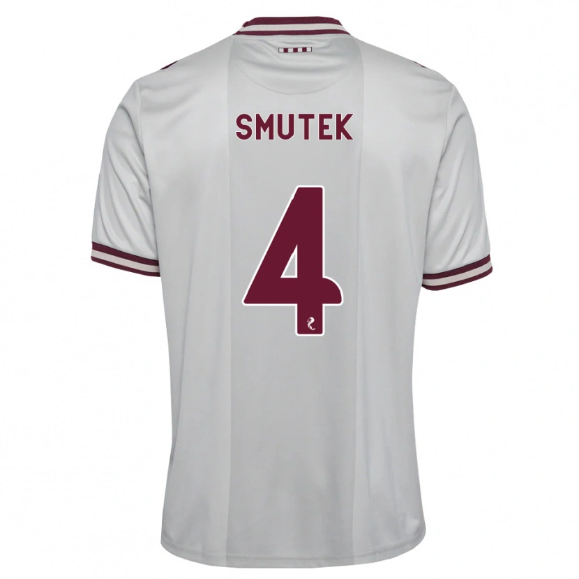 Danxen Men Kai Smutek #4 White Burgundy Away Jersey 2026/27 T-Shirt