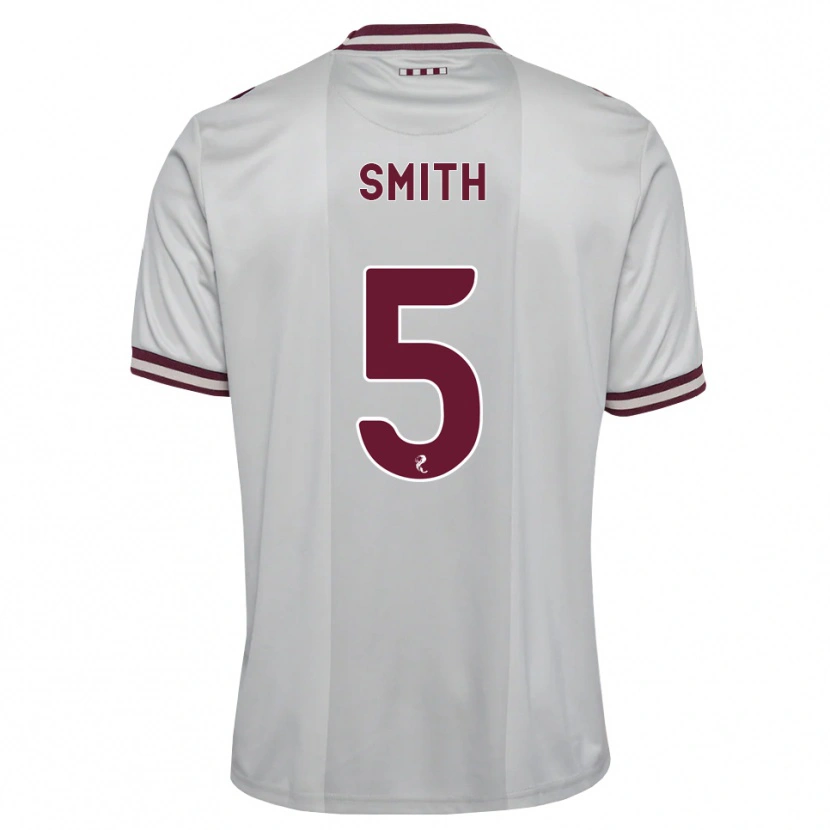 Danxen Men Lucas Smith #5 White Burgundy Away Jersey 2026/27 T-Shirt