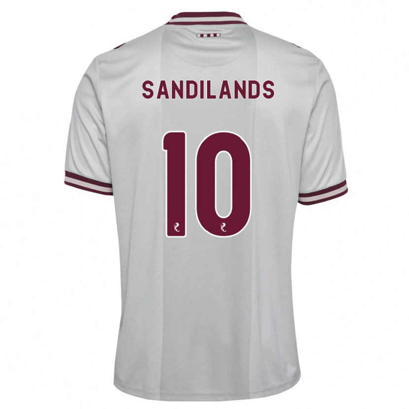 Danxen Men Callum Sandilands #10 White Burgundy Away Jersey 2026/27 T-Shirt