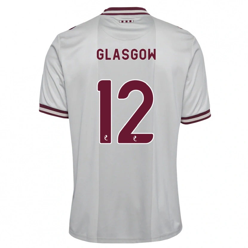 Danxen Men Euan Glasgow #12 White Burgundy Away Jersey 2026/27 T-Shirt