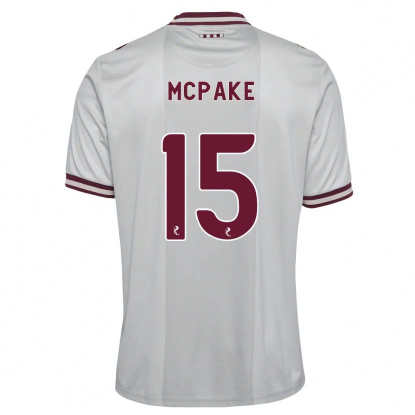 Danxen Men Josh Mcpake #15 White Burgundy Away Jersey 2026/27 T-Shirt