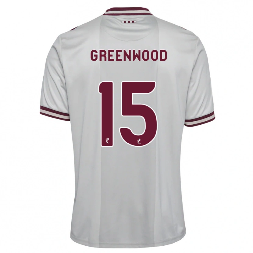 Danxen Men Brodie Greenwood #15 White Burgundy Away Jersey 2026/27 T-Shirt