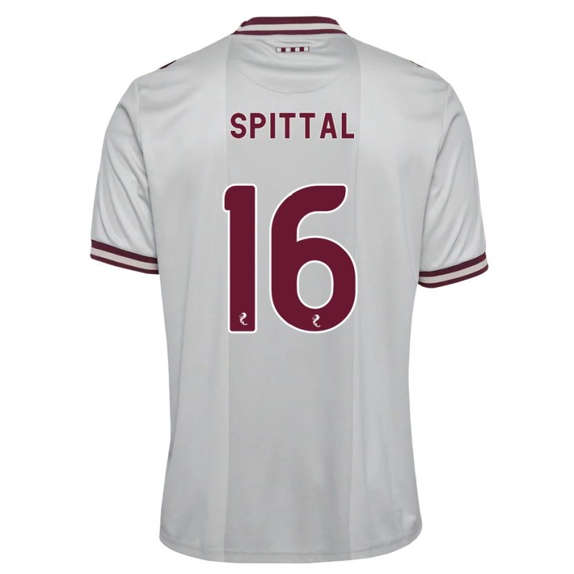 Danxen Men Blair Spittal #16 White Burgundy Away Jersey 2026/27 T-Shirt
