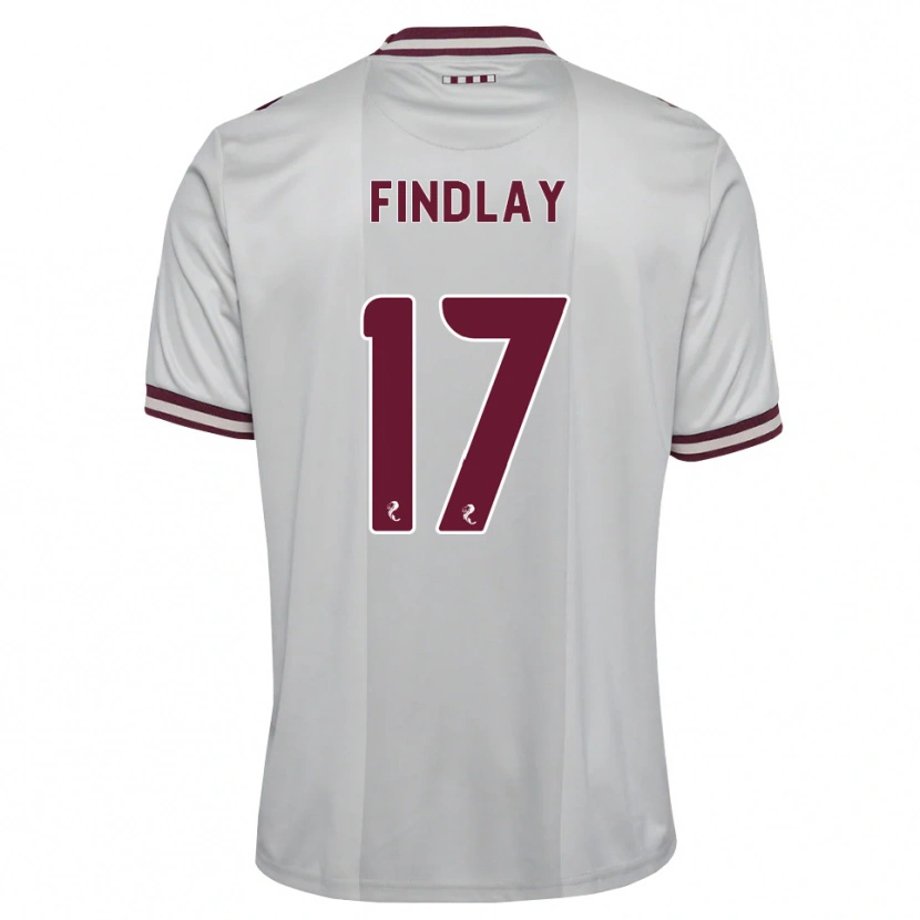 Danxen Men Stuart Findlay #17 White Burgundy Away Jersey 2026/27 T-Shirt