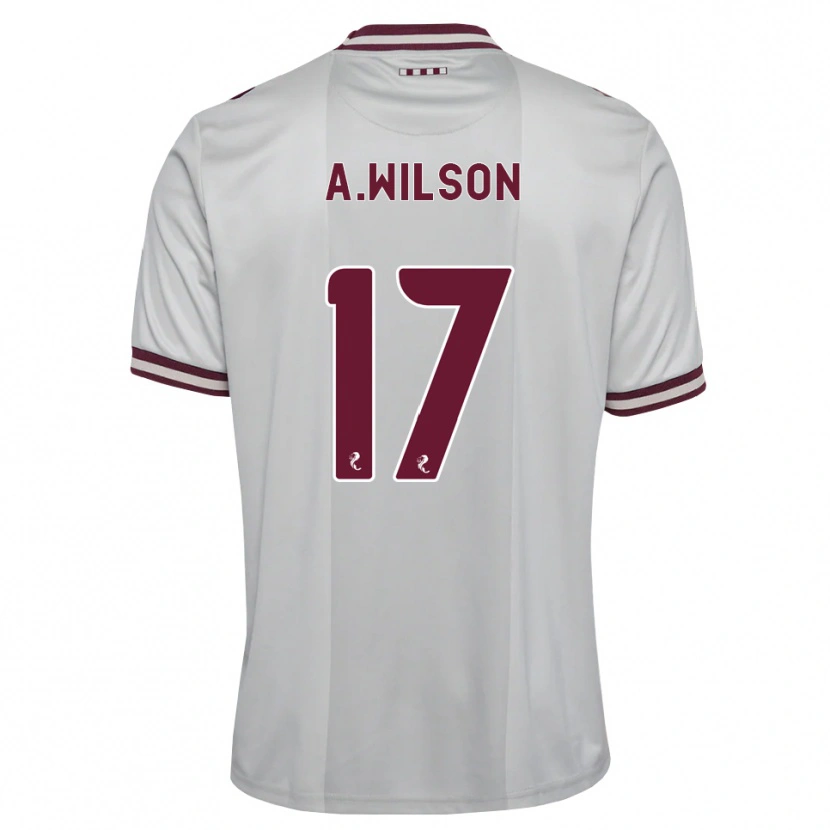 Danxen Men Alfie Wilson #17 White Burgundy Away Jersey 2026/27 T-Shirt
