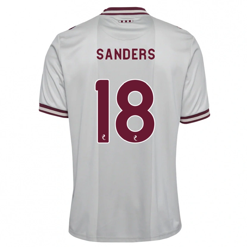 Danxen Men Charlie Sanders #18 White Burgundy Away Jersey 2026/27 T-Shirt