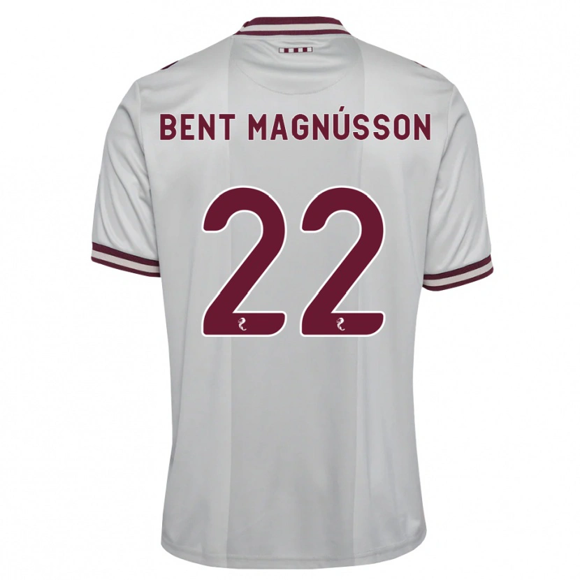 Danxen Men Tómas Bent Magnússon #22 White Burgundy Away Jersey 2026/27 T-Shirt