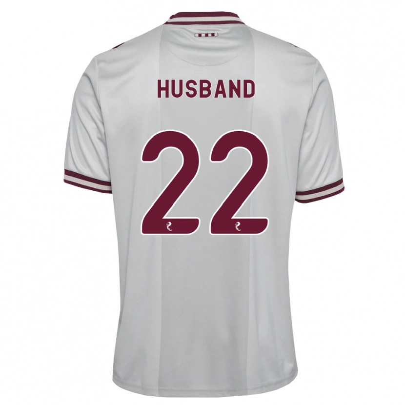Danxen Men Jessica Husband #22 White Burgundy Away Jersey 2026/27 T-Shirt