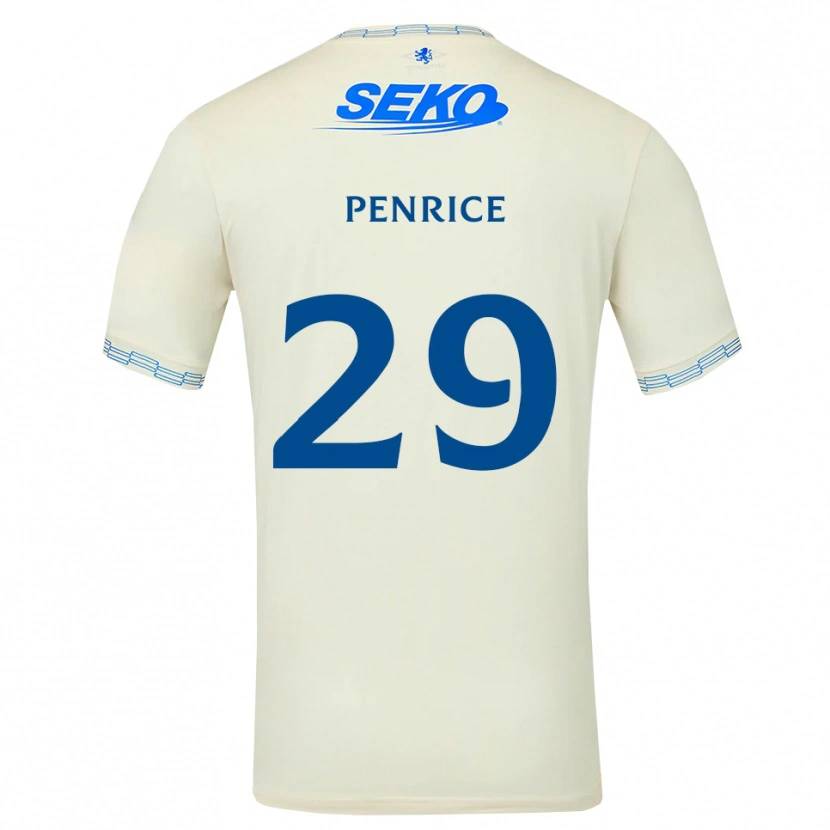 Danxen Men James Penrice #29 Deepsky Blue White Away Jersey 2026/27 T-Shirt