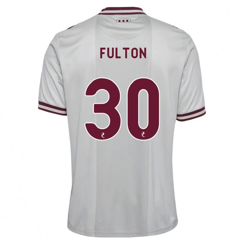 Danxen Men Ryan Fulton #30 White Burgundy Away Jersey 2026/27 T-Shirt