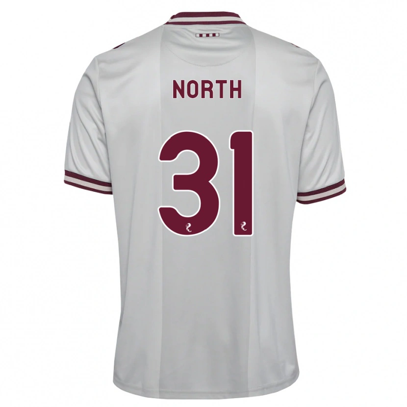 Danxen Men Tommy North #31 White Burgundy Away Jersey 2026/27 T-Shirt