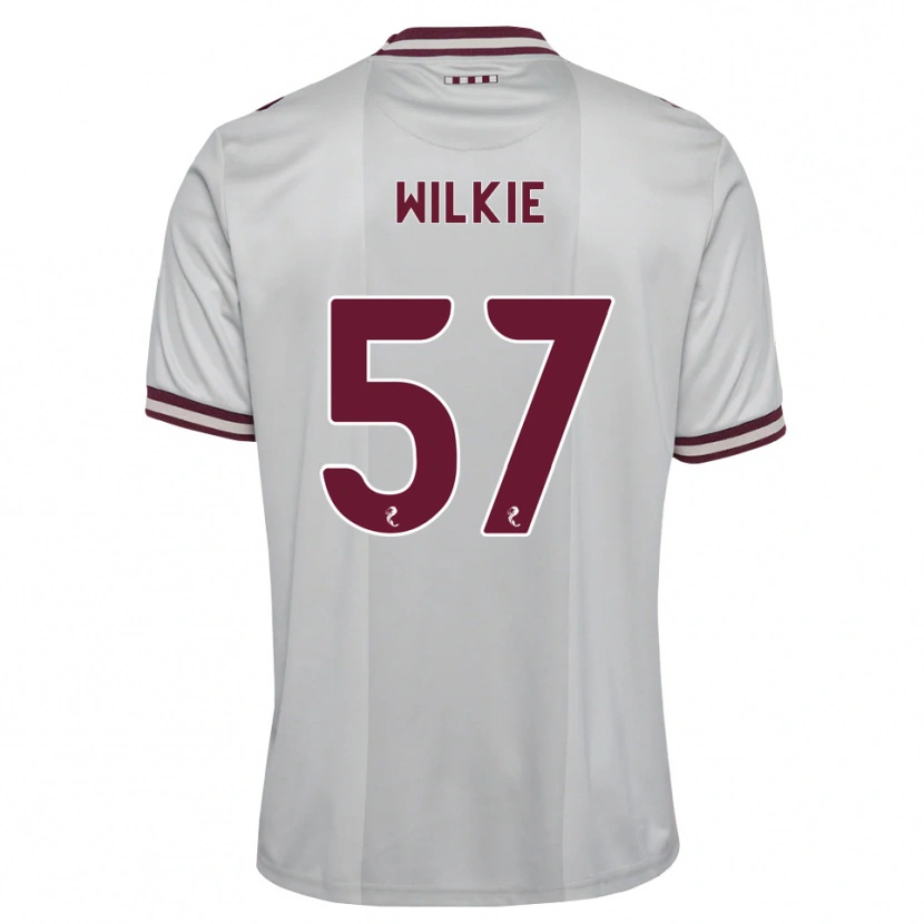 Danxen Men Coupar Wilkie #57 White Burgundy Away Jersey 2026/27 T-Shirt
