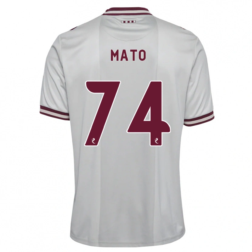 Danxen Men Rogers Mato #74 White Burgundy Away Jersey 2026/27 T-Shirt