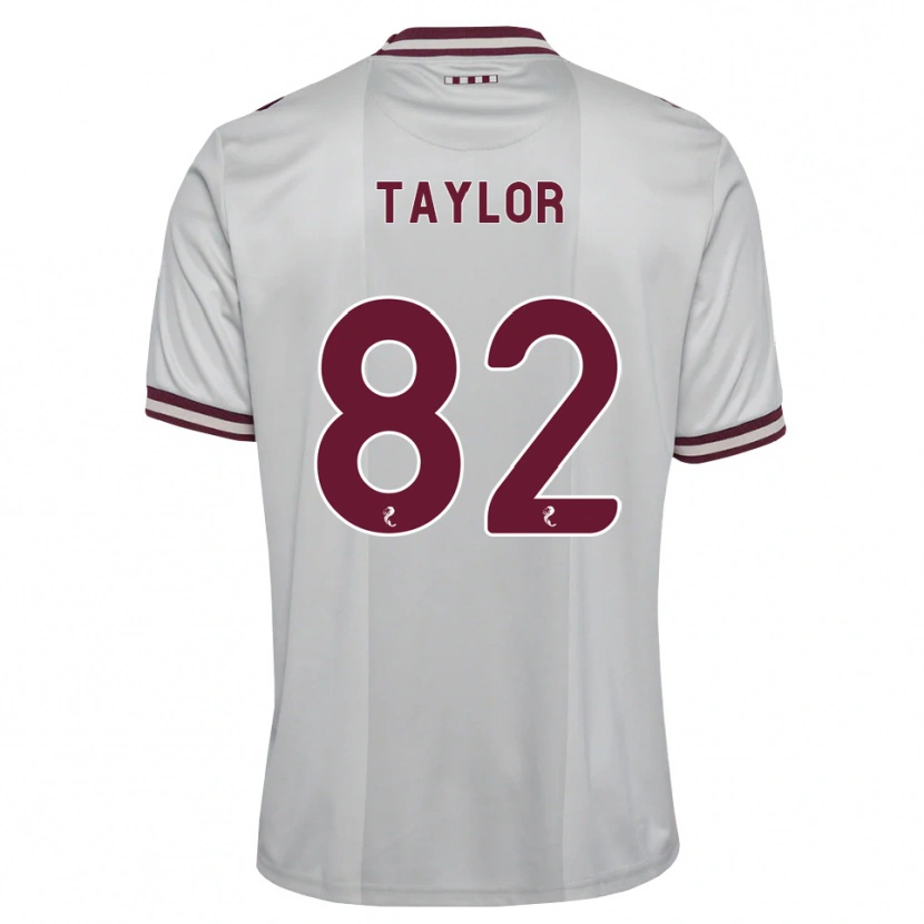 Danxen Men Gerald Taylor #82 White Burgundy Away Jersey 2026/27 T-Shirt