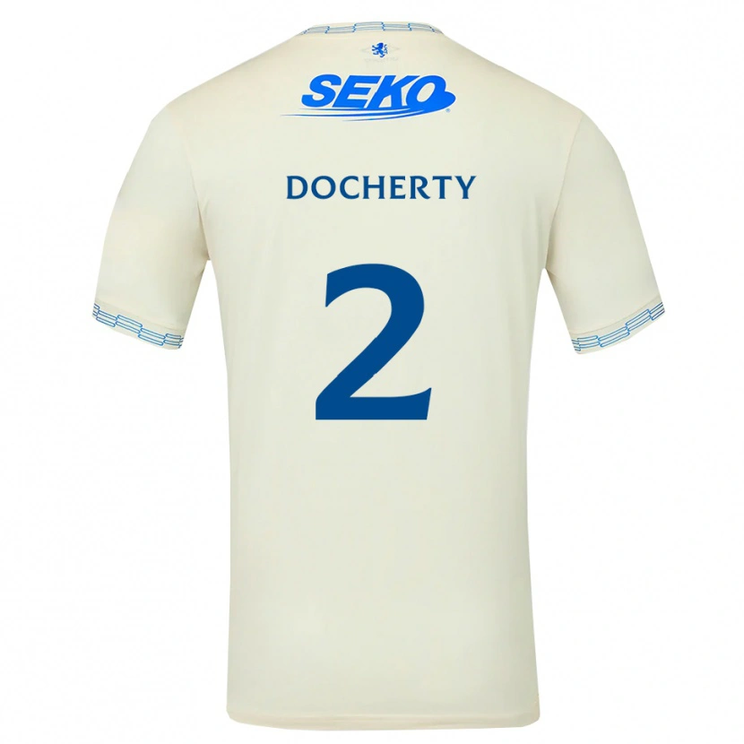 Danxen Men Nicola Docherty #2 Deepsky Blue White Away Jersey 2026/27 T-Shirt