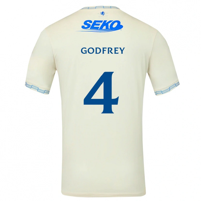 Danxen Men Ben Godfrey #4 Deepsky Blue White Away Jersey 2026/27 T-Shirt