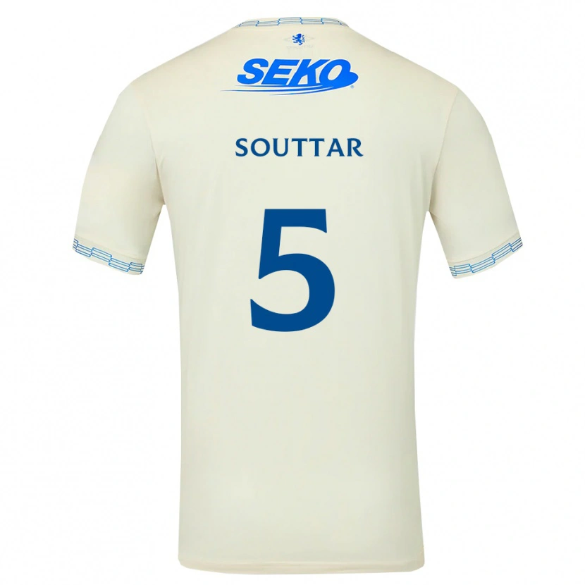 Danxen Men John Souttar #5 Deepsky Blue White Away Jersey 2026/27 T-Shirt