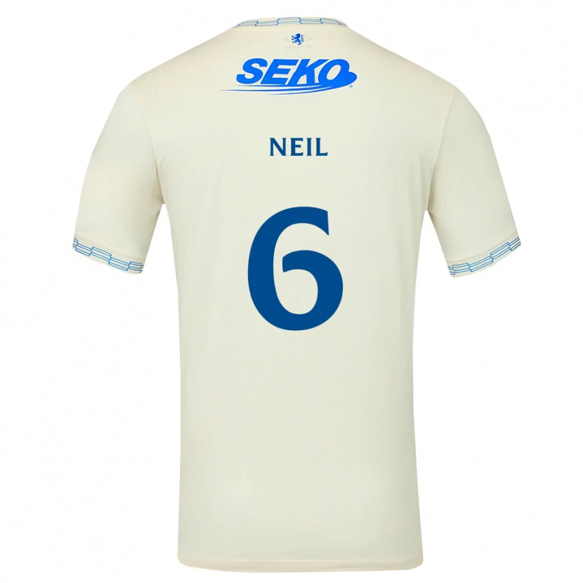 Danxen Men Dan Neil #6 Deepsky Blue White Away Jersey 2026/27 T-Shirt