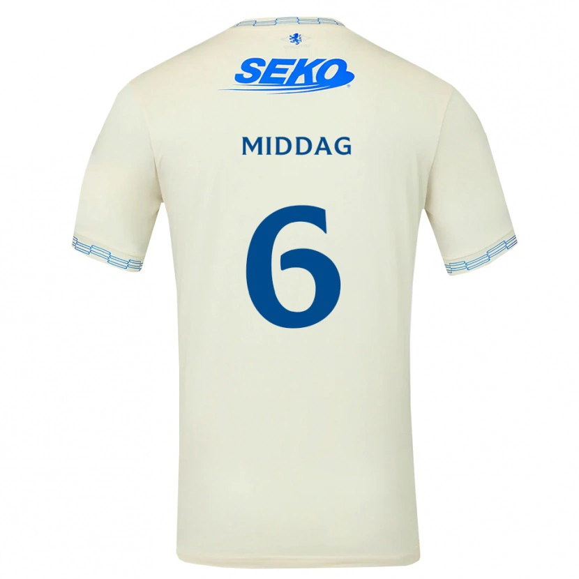 Danxen Men Tessel Middag #6 Deepsky Blue White Away Jersey 2026/27 T-Shirt