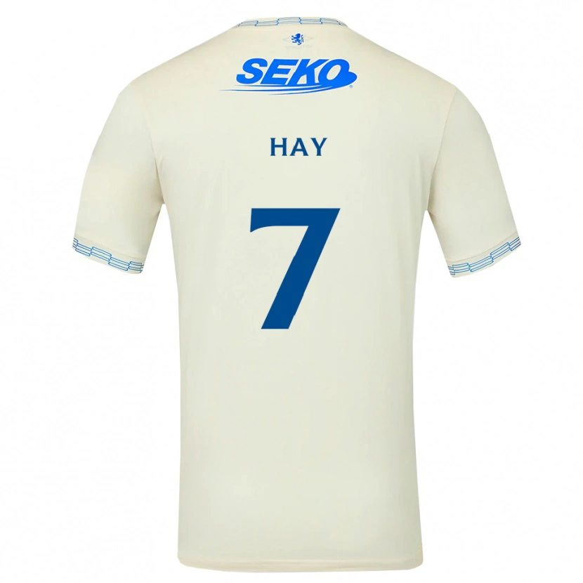 Danxen Men Brogan Hay #7 Deepsky Blue White Away Jersey 2026/27 T-Shirt