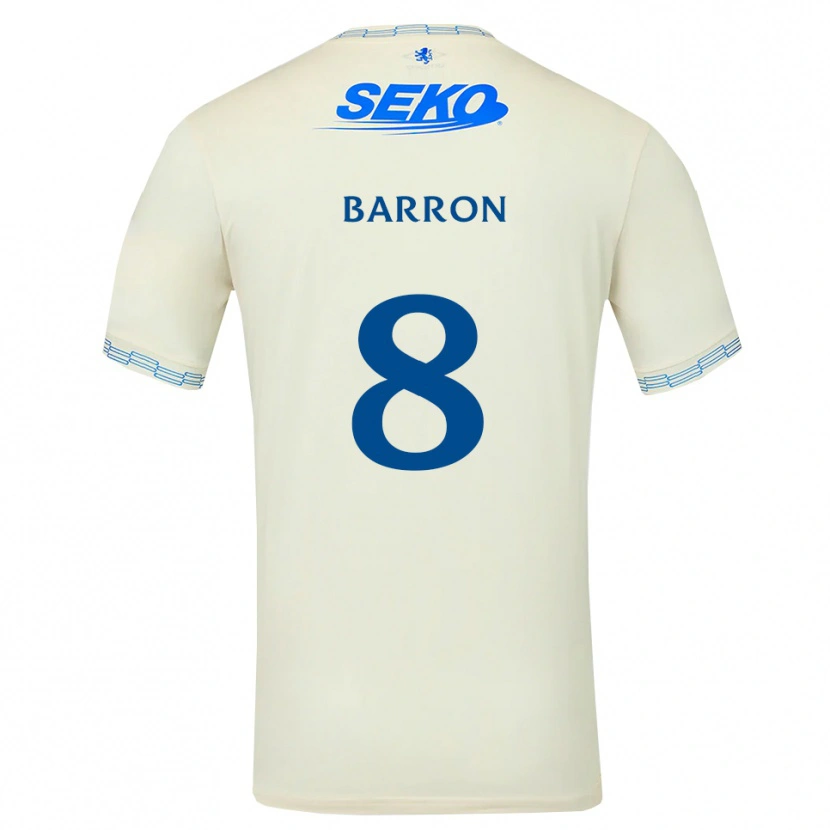 Danxen Men Connor Barron #8 Deepsky Blue White Away Jersey 2026/27 T-Shirt