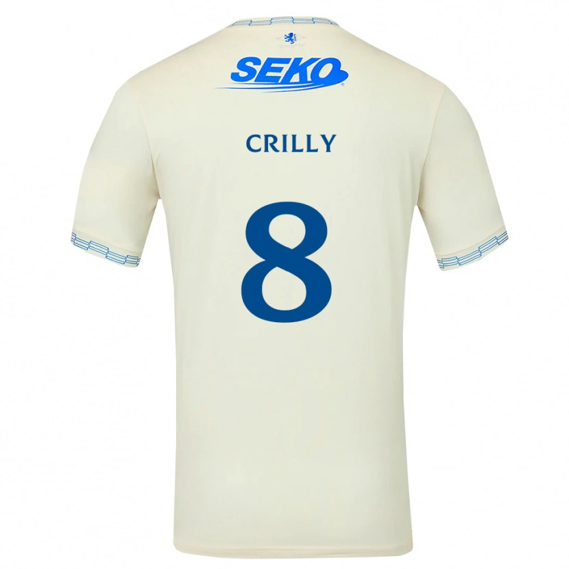 Danxen Men Aiden Crilly #8 Deepsky Blue White Away Jersey 2026/27 T-Shirt