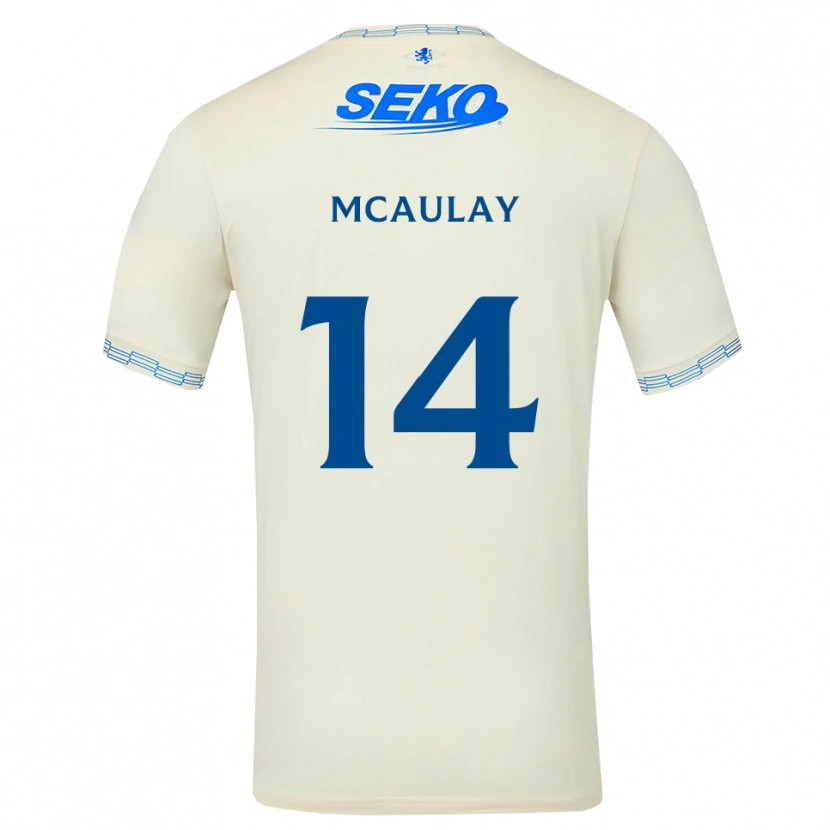Danxen Men Mia Mcaulay #14 Deepsky Blue White Away Jersey 2026/27 T-Shirt