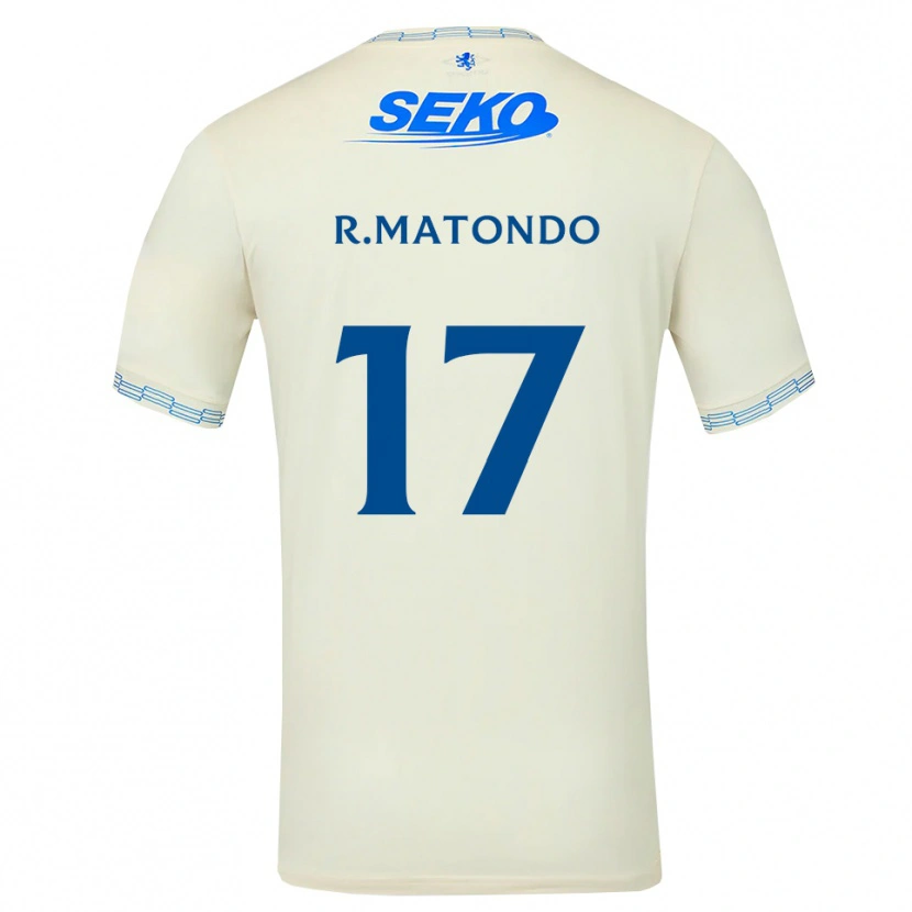 Danxen Men Rabbi Matondo #17 Deepsky Blue White Away Jersey 2026/27 T-Shirt